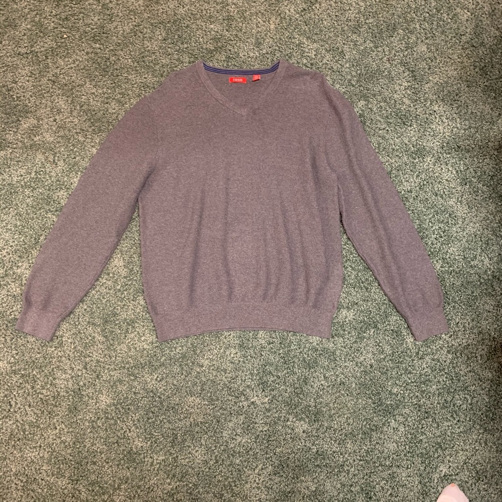 Formal gray sweater